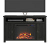 Farmington Electric Fireplace TV Console for TVs up to 50", Black Oak - Black Oak