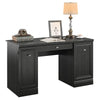Delaney Double Pedestal Desk, Black Oak - Black Oak - N/A
