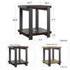 Castling End Table - Espresso - N/A