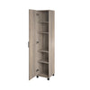 Callahan 16" Utility Storage Cabinet, Gray Oak - Gray Oak - N/A