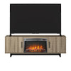 Southlander TV Stand with Fireplace for TVs up to 60" - Golden Oak