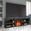 Miles Fireplace TV Stand for TVs up to 70", Espresso - Espresso - N/A