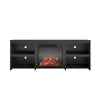 Alan View Fireplace TV Stand for TVs up to 65", Espresso - Espresso - N/A
