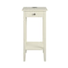Ameriwood Home Accent Table, White - White - N/A