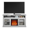 Chicago Fireplace TV Stand for TVs up to 65", Dove Gray - Dove Gray - N/A