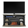 Stella Fireplace TV Stand for TVs up to 60", Black - Black - N/A