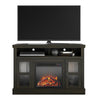 Tinley Park Corner TV Stand with Fireplace for TVs up to 54", Brown Oak - Brown Oak - N/A