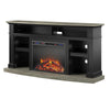 Stella Fireplace TV Stand for TVs up to 60", Black - Black - N/A
