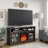 Chicago Fireplace TV Stand for TVs up to 65", Espresso - Espresso - N/A