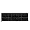 Miles TV Stand for TVs up to 70" - Black Oak - N/A