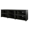 Miles TV Stand for TVs up to 70" - Black Oak - N/A