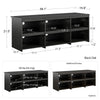 Alan View TV Stand for TVs up to 65" - Black Oak - N/A