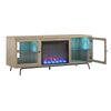 Sydney View Fireplace TV Stand for TVs up to 70", Blonde Oak - Blonde Oak