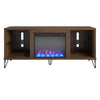 Concord Fireplace TV Stand for TVs up to 70", Walnut - Walnut - N/A