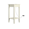 Ameriwood Home Accent Table, White - White - N/A