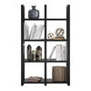 Crestwood Bookcase/Room Divider, Black - Black - N/A