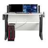 Genesis Adjustable Gaming Desk - White
