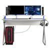 Xtreme Gaming Desk with Riser - White
