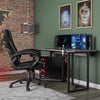 Quest Gaming Desk with CPU Stand - Gray