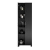 Lory 24" Utility Storage Cabinet, Black - Black