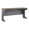 Pursuit U-Shaped Desk with Hutch Bundle - Rustic Oak - N/A