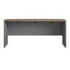 Pursuit U-Shaped Desk with Hutch Bundle - Rustic Oak - N/A