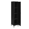 Mission District Single Metal Locker Storage Cabinet - Black