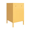 Cache Metal Locker End Table, Yellow - Yellow
