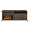 Farnsworth Fireplace TV Stand for TVs up to 65", Walnut - Columbia Walnut - N/A