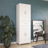 Lory Storage Cabinet with Drawer - White - N/A