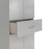 Lory Storage Cabinet with Drawer, Dove Gray - Dove Gray