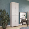 Lory Storage Cabinet with Drawer, Dove Gray - Dove Gray