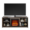 Mainstays Courtland Fireplace TV Stand for TVs up to 65", Walnut - Florence Walnut