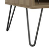 Concord Turntable Stand with Drawers, Natural/Black - Natural - N/A