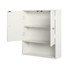 Lory Wall Cabinet, White - White - N/A