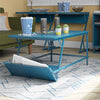 Regal Coffee Table, Blue - Blue - N/A