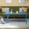 Regal Coffee Table, Blue - Blue - N/A