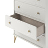 Finley 4 Drawer Dresser, White - White - N/A