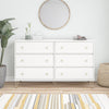 Finley 6 Drawer Dresser, White - White - N/A