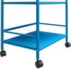 Cache Metal Rolling Cart, Blue - Blue - N/A