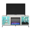Melbourne Fireplace TV Stand for TVs up to 70", White - White - N/A