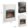 Lamont Electric Fireplace - White - N/A