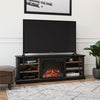 Hoffman Fireplace TV Stand for TVs up to 70", Black - Black - N/A