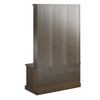 Knox County Entryway Bench with Hall Tree - Brown Oak