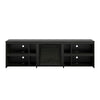Miles Fireplace TV Stand for TVs up to 70" - Black Oak - N/A
