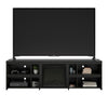 Miles Fireplace TV Stand for TVs up to 70" - Black Oak - N/A