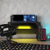 Genesis Adjustable Gaming Desk, Black - Black