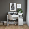Arleta Craft Desk, White - White