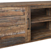 Montana Ranch TV Stand for TVs up to 70", Weathered Oak - Weathered Oak