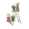 Wallflower Plant Stand, Gold - Gold